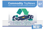 In ihrer Kurzstudie beleuchtet die DERA das Recyclingpotenzial von Lithium-Ionen-Batterien.