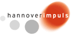 Logo hannoverimpuls: die gemeinsame Wirtschaftsentwicklungsgesellschaft von Stadt und Region Hannover