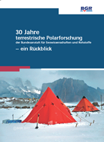 Titelblatt und Page2Flip-Download: 30 Jahre terrestrische Polarforschung der Bundesanstalt für Geowissenschaften und Rohstoffe – ein Rückblick (2011)