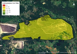Luftbild des TrÜbPl Oberlausitz-Ost
