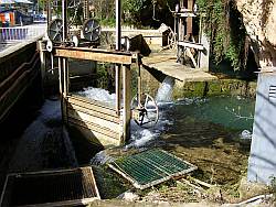 Water supply installations at Jeita spring