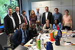 Südafrikanische Delegation in Abteilung 'Grundwasser und Boden'