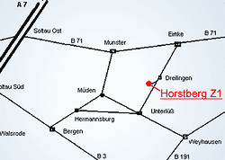 Lageplan Bohrung Horstberg Z1
