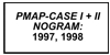 PMAP-CASE I +  II, NOGRAM: 1997, 1998