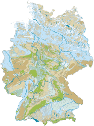 Grundwasservorkommen von Deutschland nach Art der Grundwasserleiter 