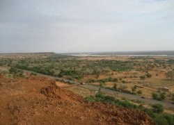 Niger Fluss in der Nähe von Niamey
