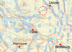 Auszug aus dem geotektonischen Atlas von Norddeutschland (Baldschuhn et al., 1999)